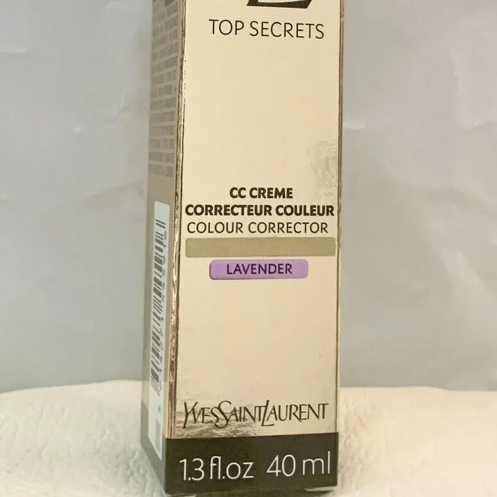 YSL Top Secrets CC Cream Creme Color Corrector Primer LAVENDER 40ml AUTHENTIC - Picture 2 of 3